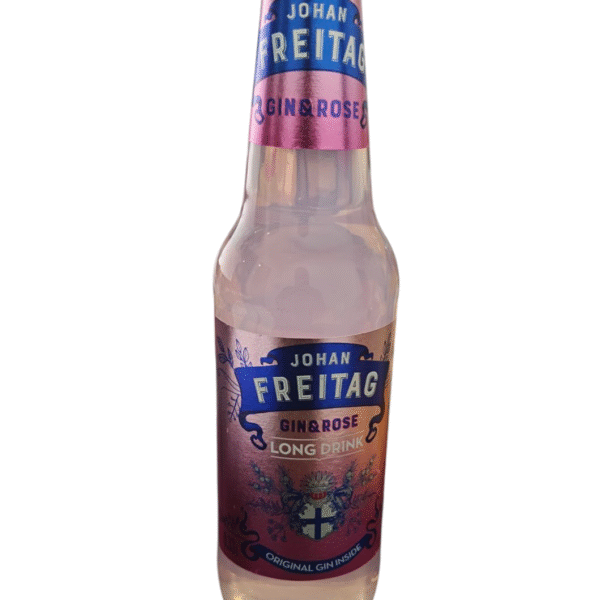 JOHAN FREITAG GIN&ROSE 330ML 5% ALCOHOL