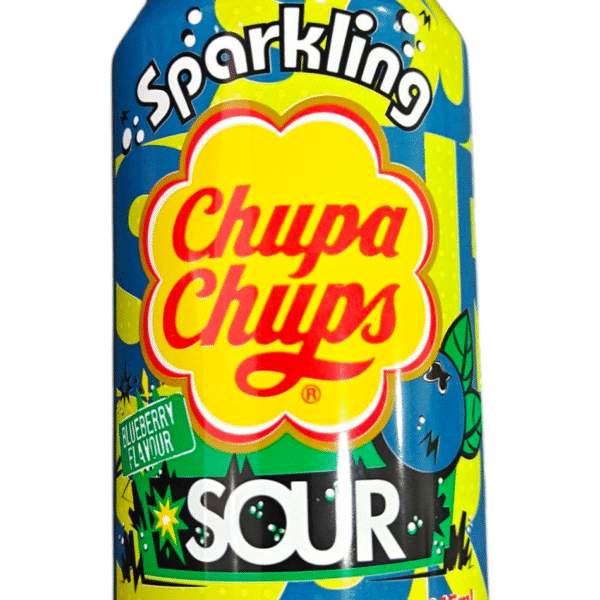 CHUPA CHUPS SPARKLING SOUR BLUEBERRY FLAVOUR 345ml