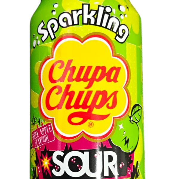 CHUPA CHUPS SPARKLING SOUR GREEN APPLE FLAVOUR 345ml