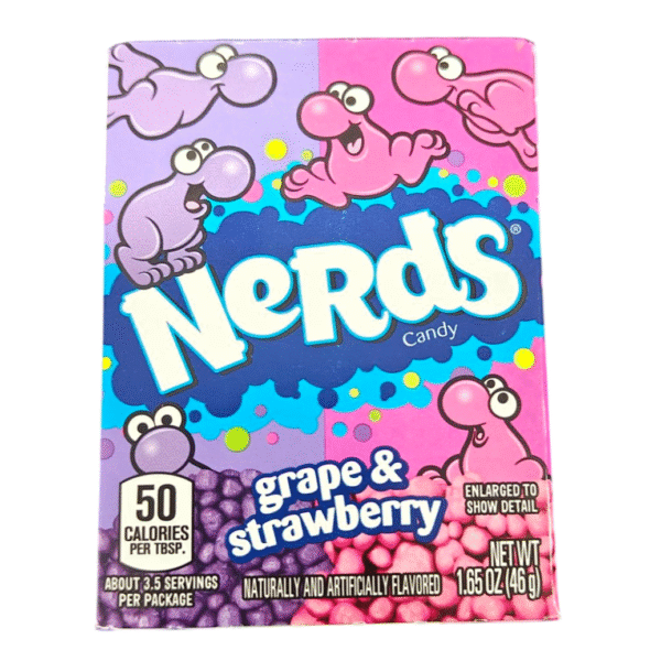 NERDS CANDY GRAPE & STRAWBERRY 46GR