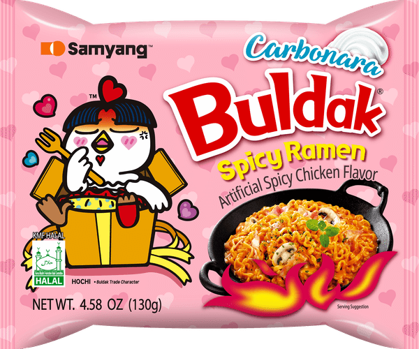 Buldak Spicy Ramen Carbonara 130G