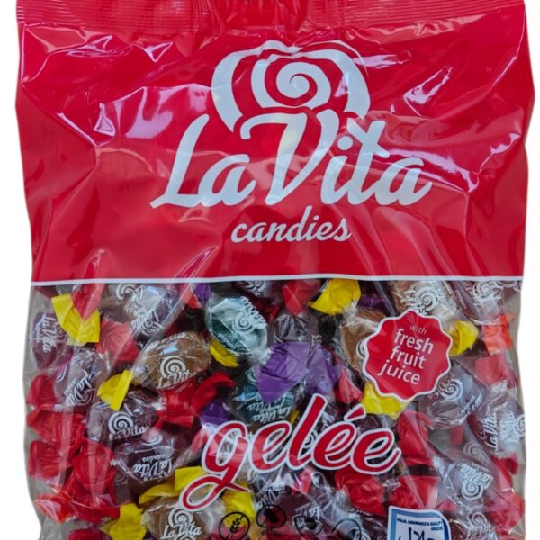 LA VITA ΚΑΡΑΜΕΛΑ ΖΕΛΕ ΦΡΟΥΤΩΝ ΔΙΑΦΑΝΟ 1KG