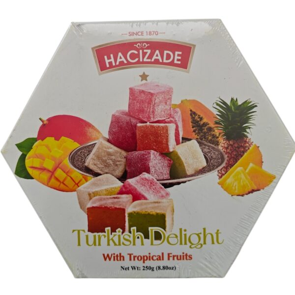 HACIZADE ΛΟΥΚΟΥΜΙ TURKISH DELIGHT ΤΡΟΠΙΚΑ ΦΡΟΥΤΑ 250G