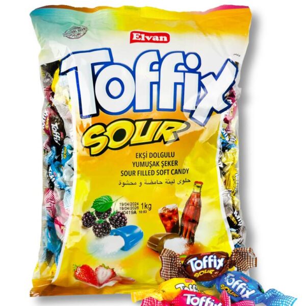 ELVAN TOFFIX SOUR ΚΑΡΑΜΕΛΑ 1KG